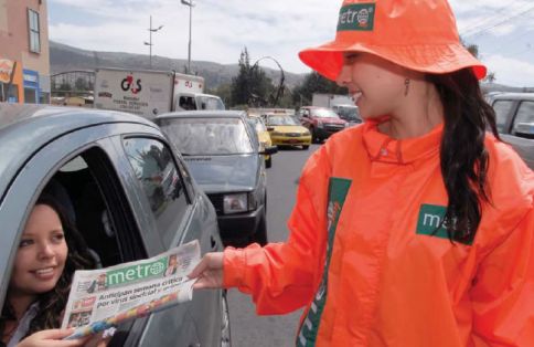 Desde ayer se reparten en Ecuador los nuevos ejemplares de Metro Hoy, en sintonía con la versión internacional del gratuito