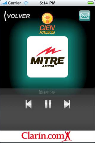 El app para escuchar Radio Mitre, muy aplaudido por usuarios y oyentes